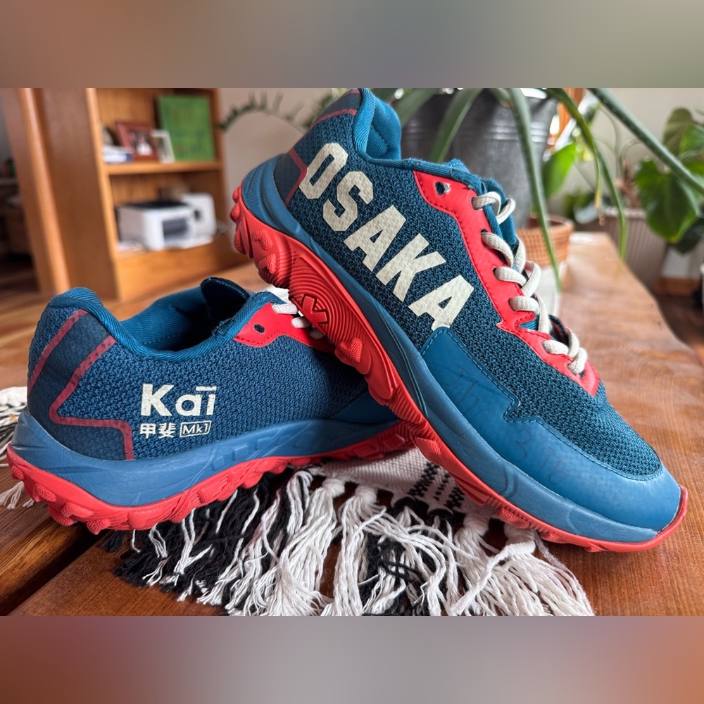 Osaka KAI Mk1 Navy-Oxy Fire Field Hockey Turf Soccer Sneaker
